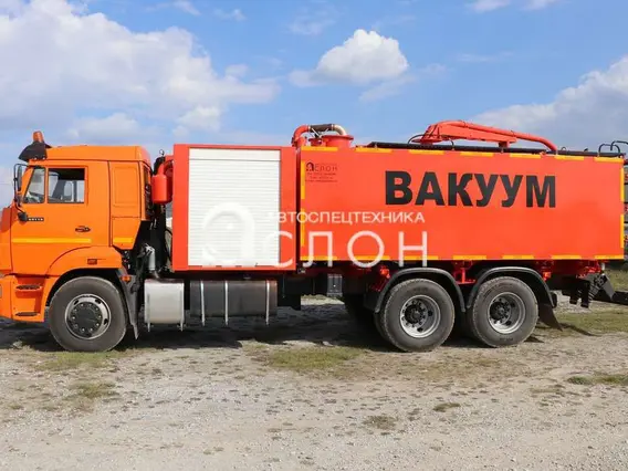 Вакуумная автоцистерна Комбинированная каналопромывочная машина КМВС-10/5 на шасси КАМАЗ 65115-50 (насос PNR-122) 2025 года новый фото 4