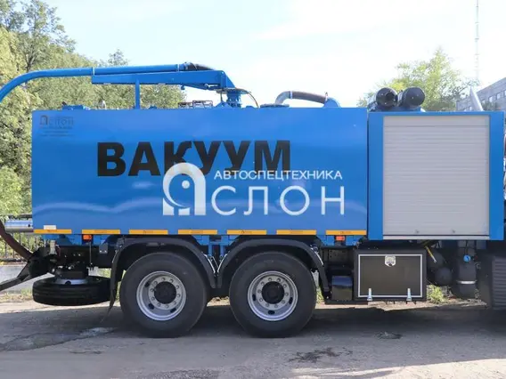 Вакуумная автоцистерна Комбинированная каналопромывочная машина КМВС-6/5 на шасси КАМАЗ 65115-48 (насос DL-250) 2025 года новый фото 4