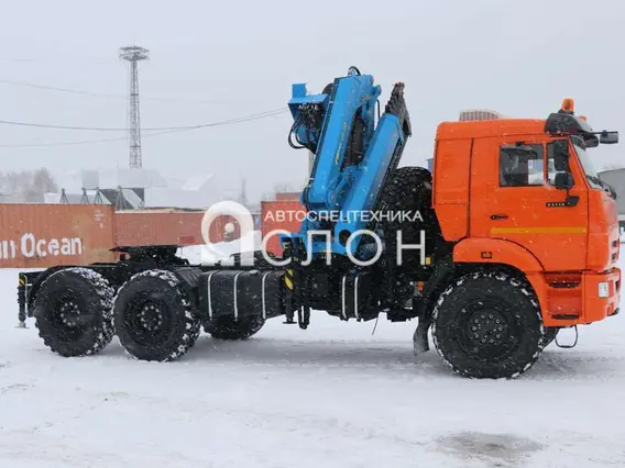 Тягач с КМУ Камаз 43118 2025 года новый фото 4