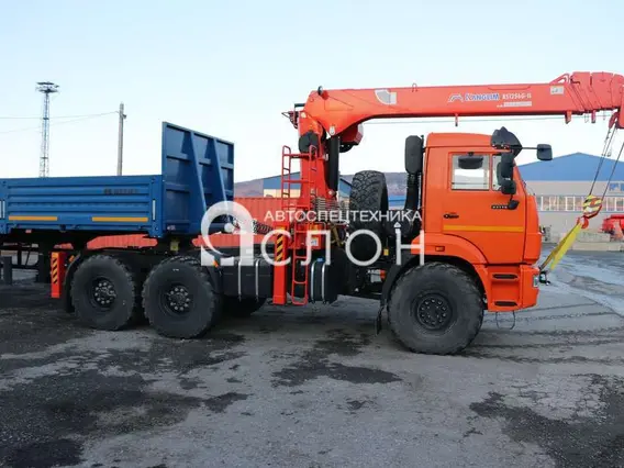 Тягач с КМУ Камаз 43118 2025 года новый фото 4