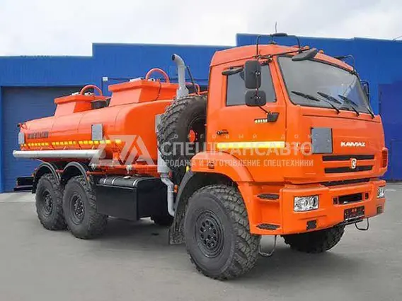 Автотопливозаправщик АТЗ-8 на шасси Камаз 43118-50 (насос НМШ 8-25 6,3/25)  б/у