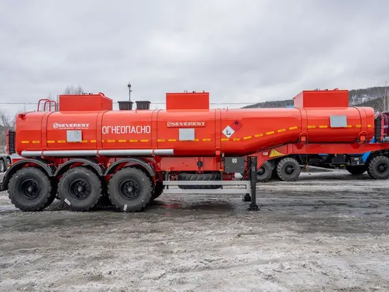 Полуприцеп-бензовоз ППЦ Полуприцеп-бензовоз ППЦ 26-31-3Н УСТ 9465 рамная, насос, базовая комплектация ССУ 1525 2026 года новый фото 4