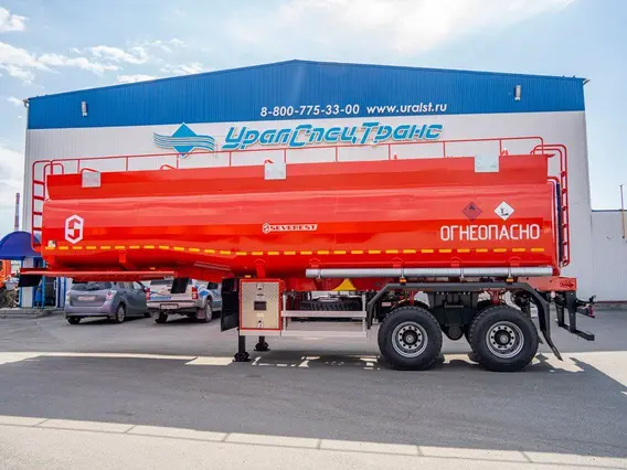 Полуприцеп-бензовоз ППЦ 36-24Д-3 УСТ 9465 5 мм ССУ 1500 2026 года новый фото 2