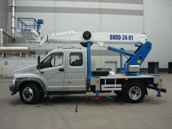 Автовышка Автогидроподъемник ВИПО-24-01 на шасси ГАЗ-C42R33 (4х2), двухрядка, стрела вперед 2020 года новый
