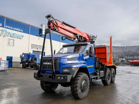 Лесовоз с КМУ Урал NEXT 5557-6151-72 2025 года новый фото 6