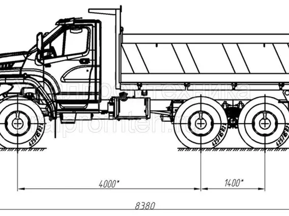 Самосвал Урал 4320 NEXT новый