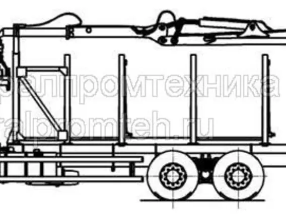 Сортиментовоз с КМУ Камаз 65115 2022 года новый