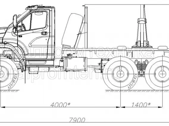 Лесовоз Урал 4320 NEXT 2022 года новый фото 2