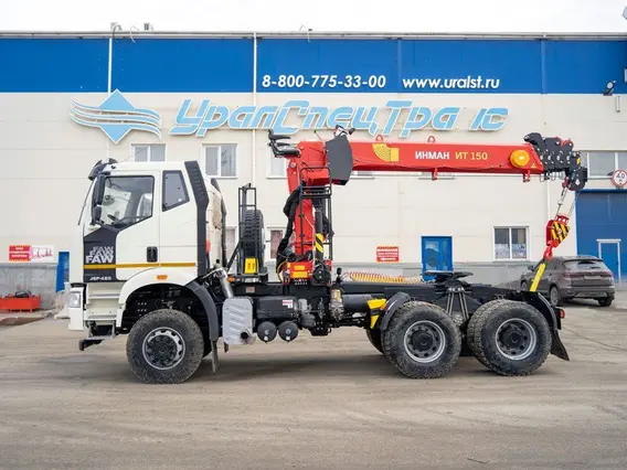 Тягач с КМУ FAW 3250 2025 года новый