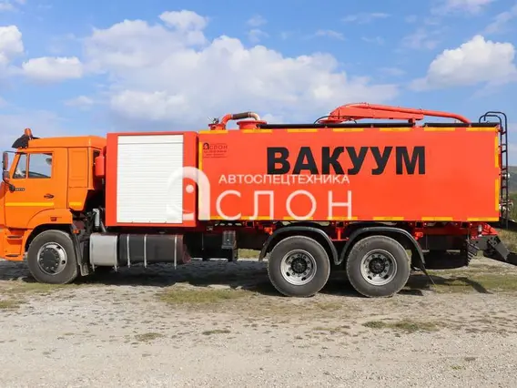 Вакуумная автоцистерна Комбинированная каналопромывочная машина КМВС-10/5 на шасси КАМАЗ 65115-50 (насос PNR-122) 2025 года новый фото 5