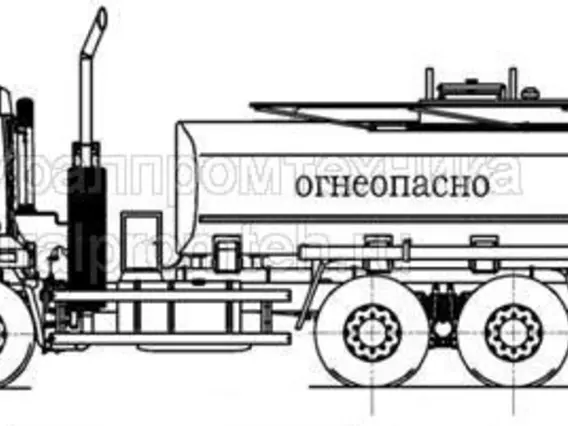 Автотопливозаправщик Камаз 65115 2022 года новый