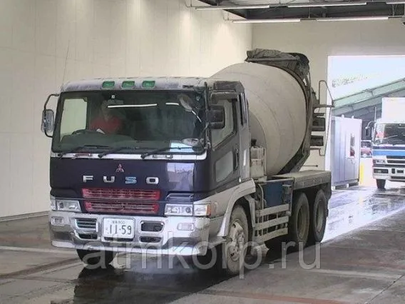 Бетоносмеситель Автобетоносмеситель Mitsubishi Fuso кузов FV515JXD г 1997 миксер грузоподъемность 9.92 тн пробег 386 т.км  б/у