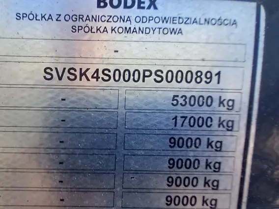 Самосвальный полуприцеп Bodex KIS 4WA1 2023 года б/у фото 8