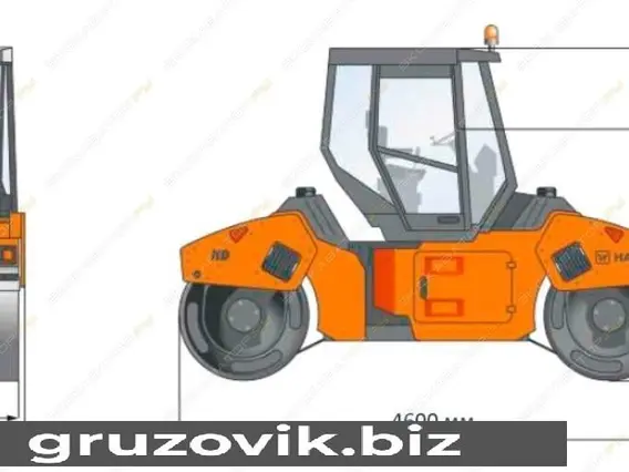 Дорожный каток HAMM HD 110 2007 года б/у