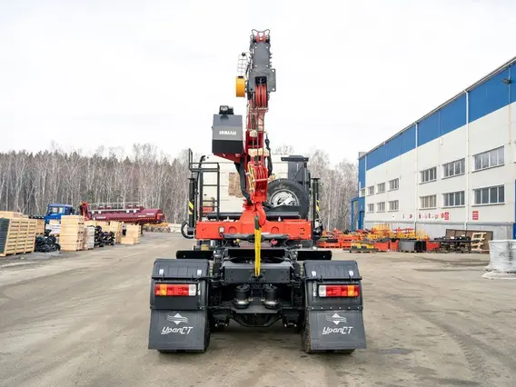 Тягач с КМУ FAW 3250 2025 года новый фото 3