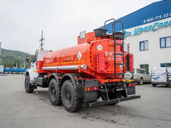 Автотопливозаправщик Топливозаправщик АТЗ-11Б УСТ 5453 Урал NEXT 4320-6951-72 доработка под ДОПОГ, УВЭОС 2026 года новый фото 2
