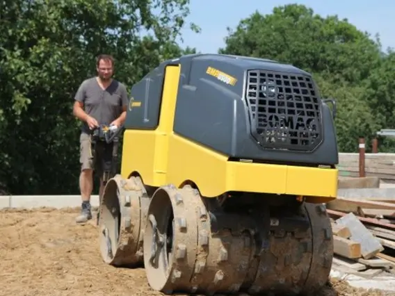 Дорожный каток Bomag BMP  б/у фото 4