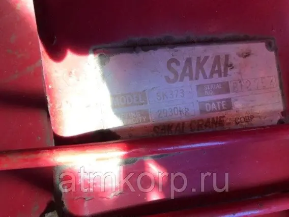 Кран-манипулятор Sakai SK 373 б/у фото 3