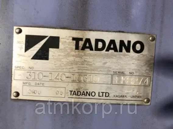 Кран-манипулятор Tadano ZR 304 2000 года б/у фото 2