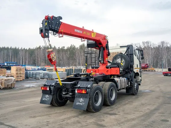 Тягач с КМУ FAW 3250 2025 года новый фото 4