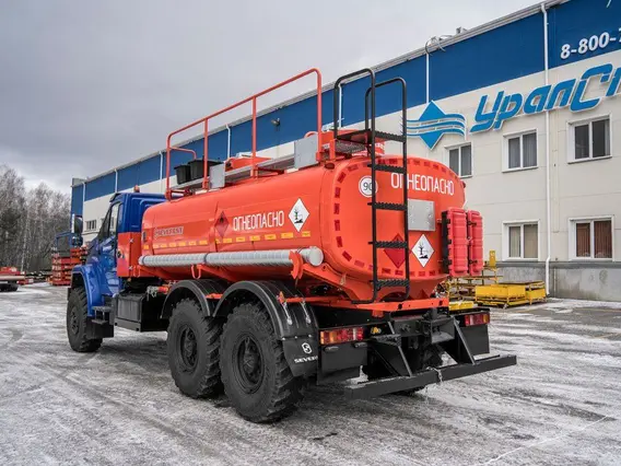 Автотопливозаправщик Топливозаправщик АТЗ-11-2Б УСТ 5453 Урал NEXT 4320-6951-72 доработка под ДОПОГ, УВЭОС 2025 года новый фото 2