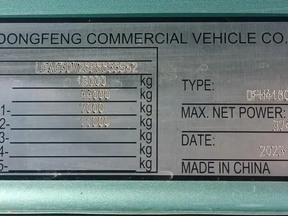 Седельный тягач Dongfeng DFH4180 2023 года б/у фото 12