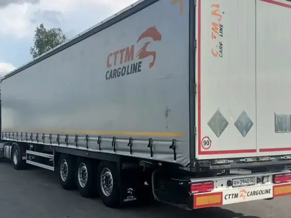 Тентованный полуприцеп ТТМ ЦЕНТР CTTM Cargoline 932200-52 2023 года б/у фото 9
