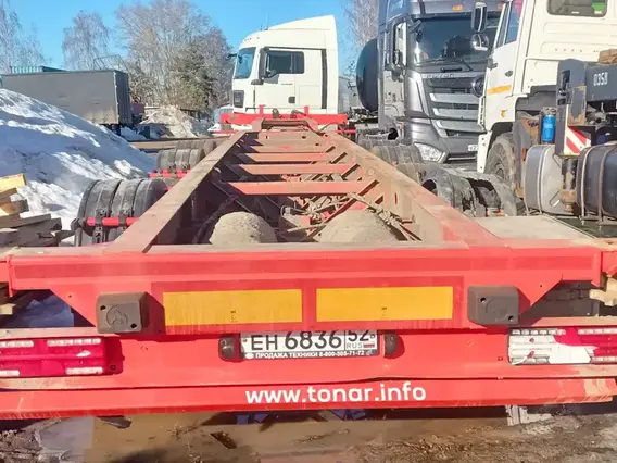 Полуприцеп-контейнеровоз Тонар 9989 2023 года б/у фото 6