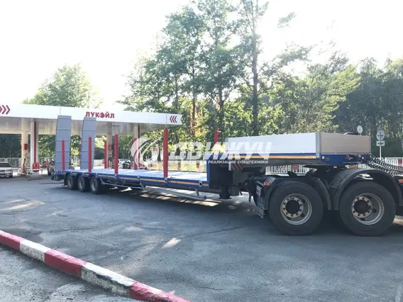 Трал Полуприцеп-тяжеловес автомобильный (г/п 39,5, 3-х осный)  б/у фото 4
