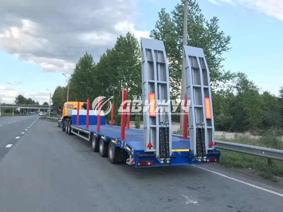 Трал Полуприцеп-тяжеловес автомобильный (г/п 39,5, 3-х осный)  б/у фото 2