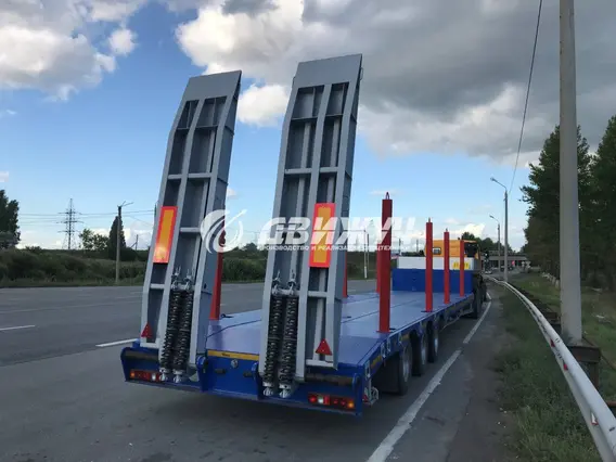 Трал Полуприцеп-тяжеловес автомобильный (г/п 39,5, 3-х осный)  б/у фото 3
