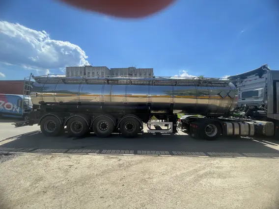Пищевой полуприцеп-цистерна СПЕЦАВТОМАШ 6377А4 2023 года б/у фото 8