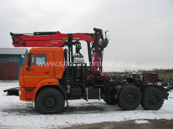 Тягач с КМУ Камаз 5350  б/у