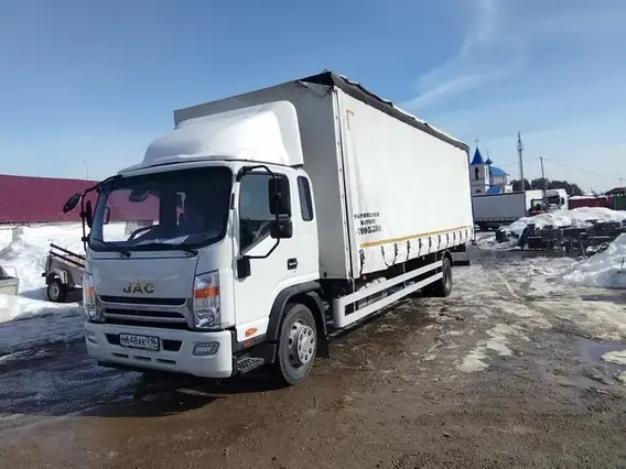 Тентованный грузовик JAC N120 2021 года б/у фото 4
