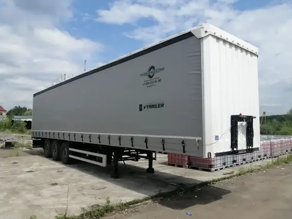 Тентованный полуприцеп V-TRAILER VTR313 2023 года б/у