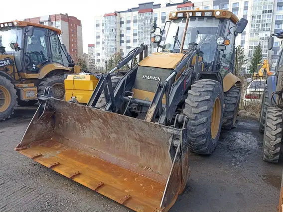 Экскаватор-погрузчик SHANMON 388H 2023 года б/у фото 4
