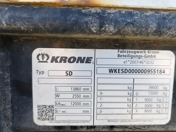 Бортовой KRONE SD 2021 года б/у фото 8