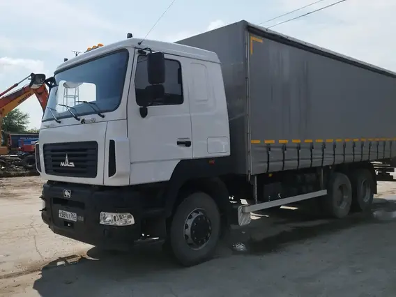 Тентованный грузовик МАЗ 6312С5 2023 года б/у фото 4