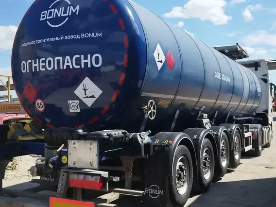 Полуприцеп-битумовоз Bonum 914221 2023 года б/у фото 4