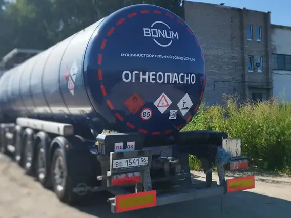 Полуприцеп-битумовоз Bonum 914221 2023 года б/у фото 8