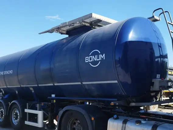 Полуприцеп-битумовоз Bonum 914221 2023 года б/у фото 2
