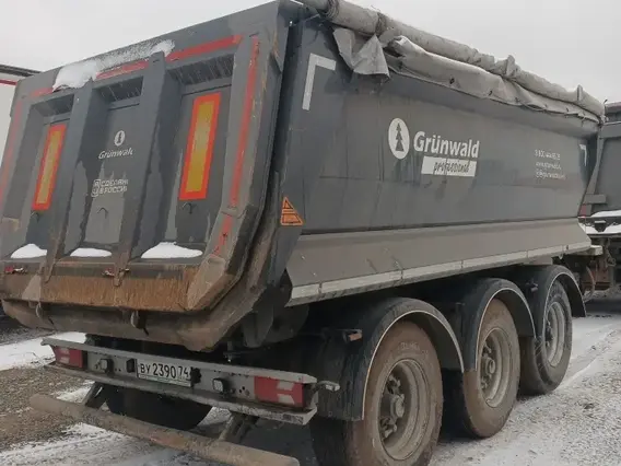 Самосвальный прицеп Grunwald GRW375 2023 года б/у фото 4