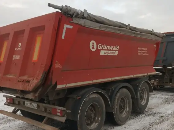 Самосвальный прицеп Grunwald GRW375 2023 года б/у фото 6