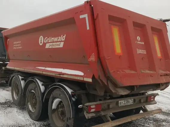 Самосвальный прицеп Grunwald GRW375 2023 года б/у фото 8