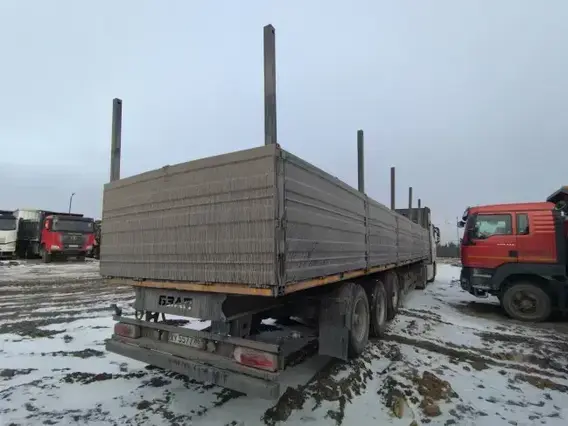 Бортовой полуприцеп БЗАП 94553A 2022 года б/у фото 2