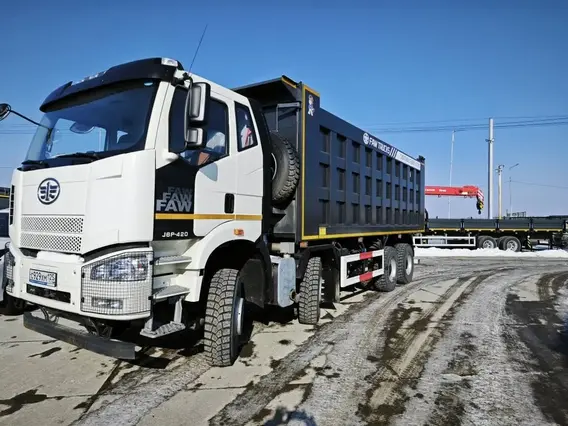 Самосвал FAW J6P 2023 года б/у фото 2