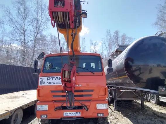 Автокран Камаз 43118 Галичанин Neo 2023 года б/у фото 2