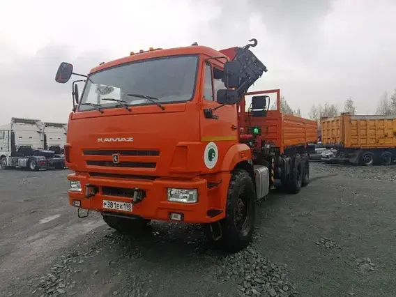Бортовой с КМУ КАМАЗ 43118 2024 года б/у