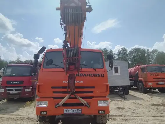 Автокран Камаз 43118 Ивановец КС-2573 2024 года б/у фото 3