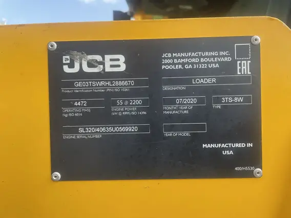 Экскаватор-погрузчик JCB 3TS-8W 2020 года б/у фото 11